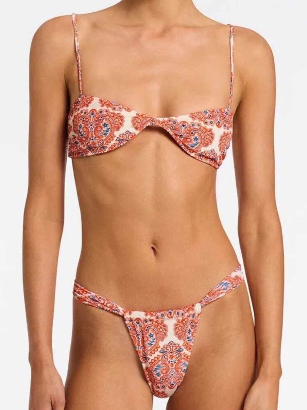 Triangl Swimwear Stell - Votto Velvet Paisley - Size XS/S+